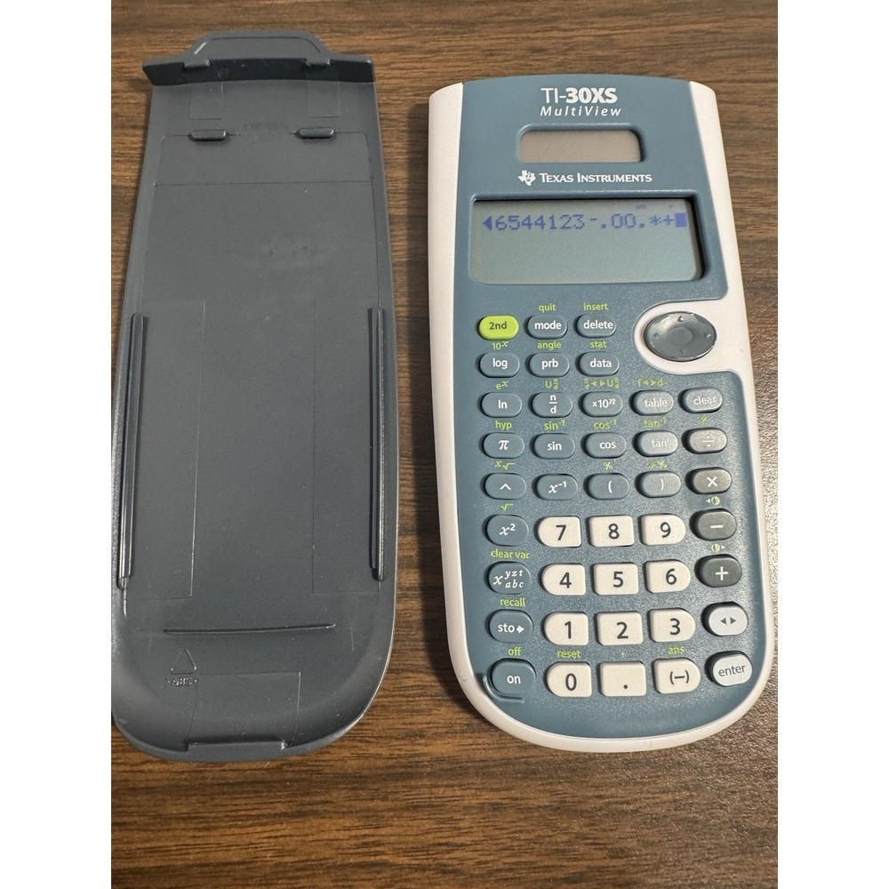 Texas Instruments TI-30XS MultiView - Scientific Calculator With Cover! *TESTED*